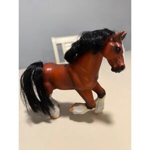 Empire Grand Champions Clydesdale Stallion Horse Figure 1996 Bay Vintage Toy 9in